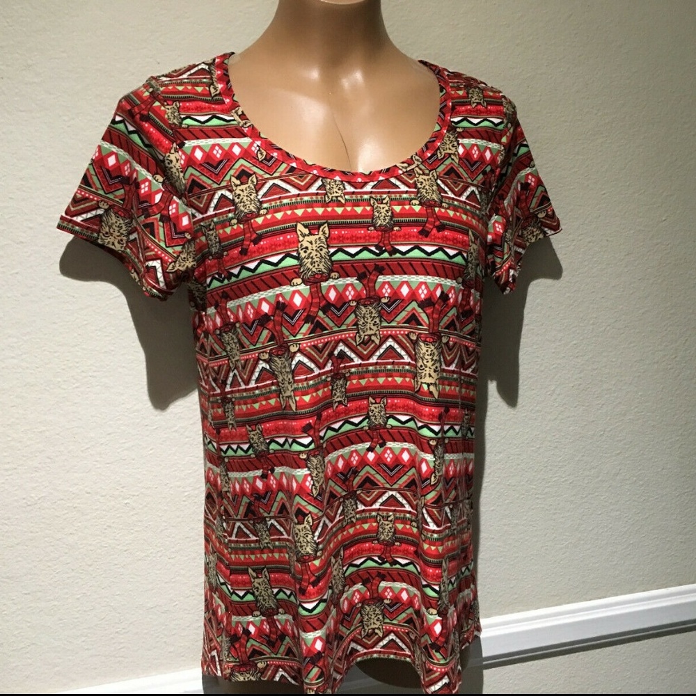 LuLaRoe Scottie Top Sz M